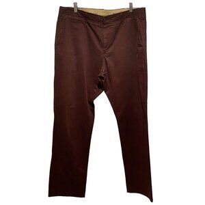 GAP The Lived-In Straight Brown Chino Men's Pants Size 36X32